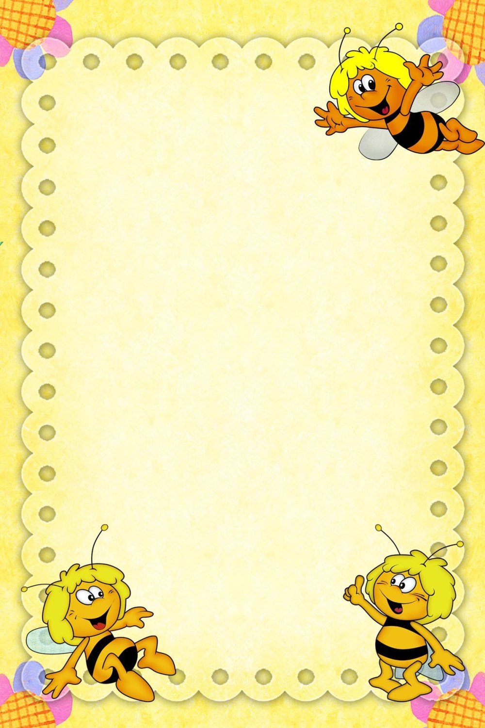 Пчелки для оформления группы в детском саду