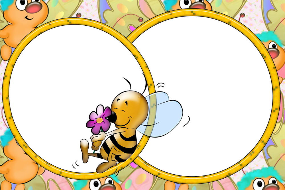Детская рамка с пчелками