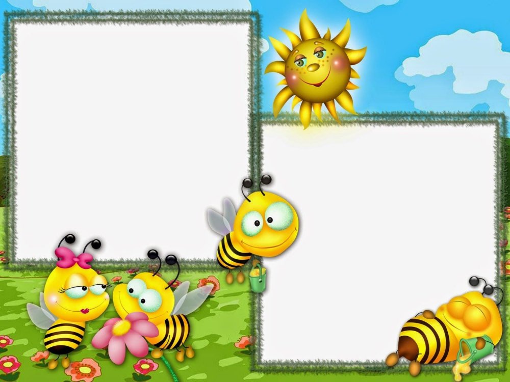 Рамка с пчелками для детского сада