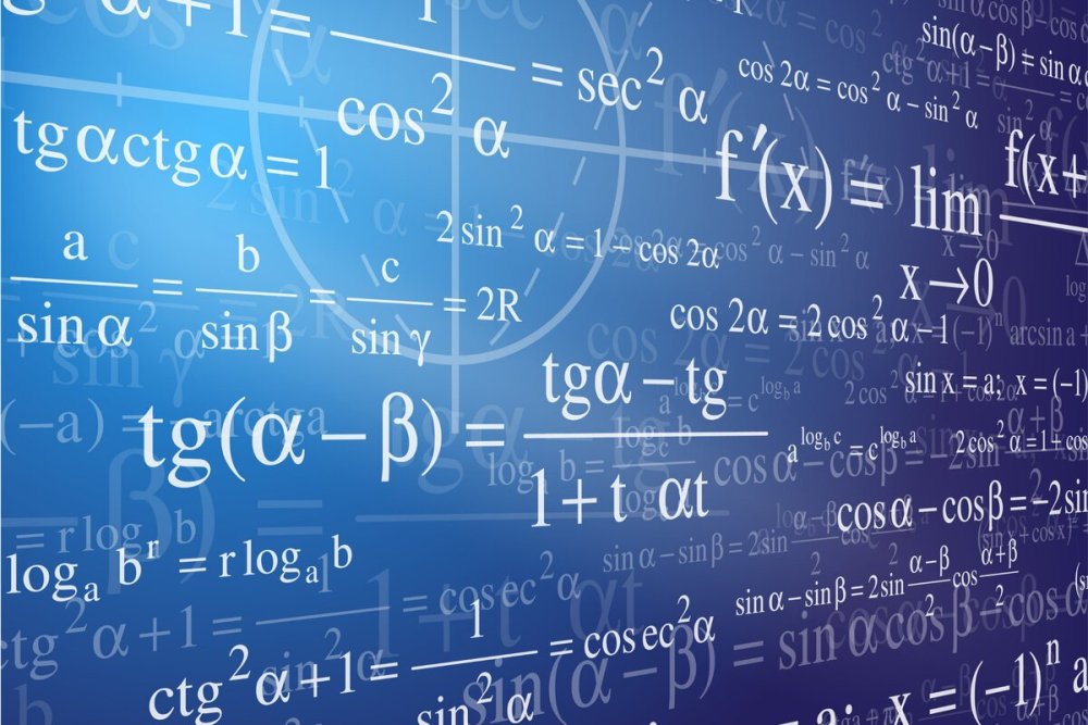 Математические формулы фон