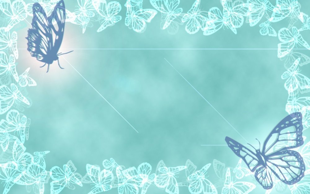 Красивый фон с бабочками