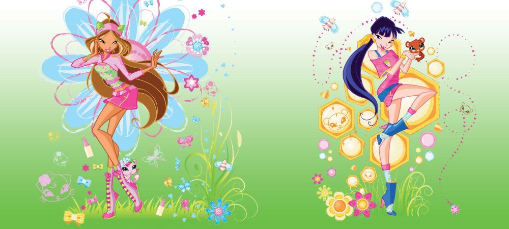 Фон с феечками Винкс