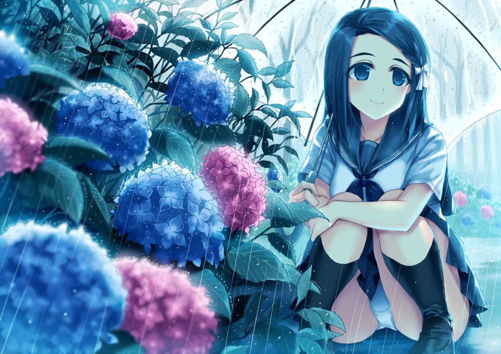 Гортензия аниме