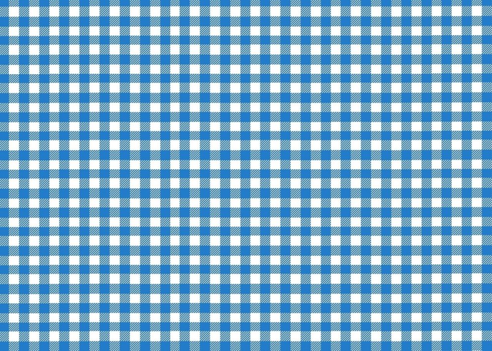 Ткань в клетку голубая