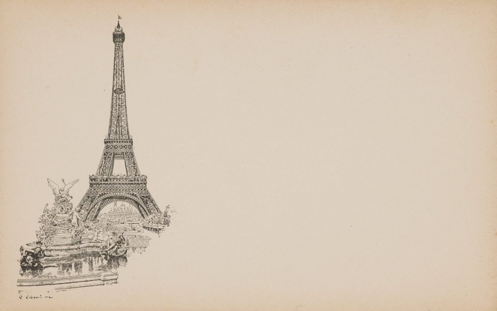 Рамка в парижском стиле