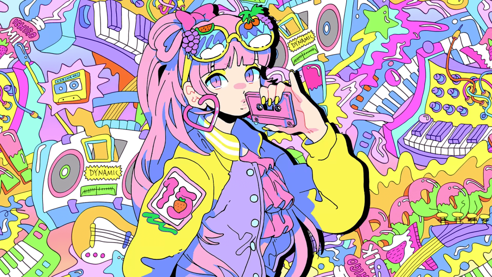 Радужная шапка для канала