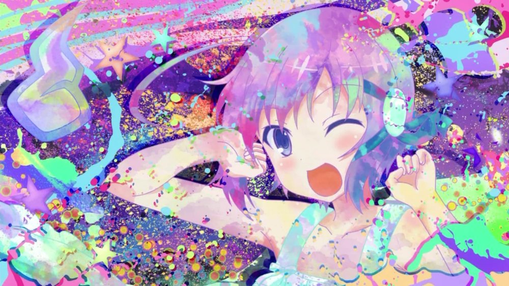 Радужный фон двигающиеся