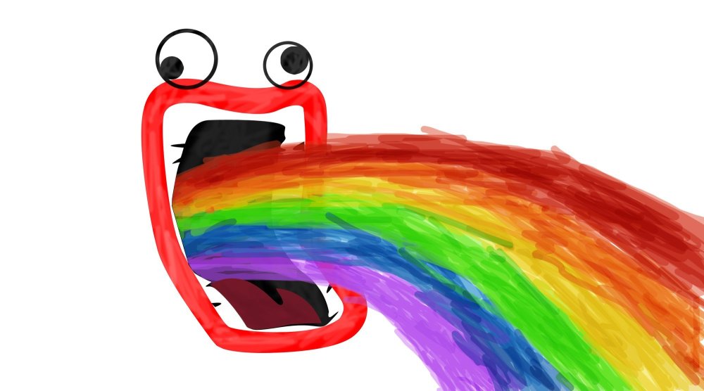 Рисунки на Радужном фоне