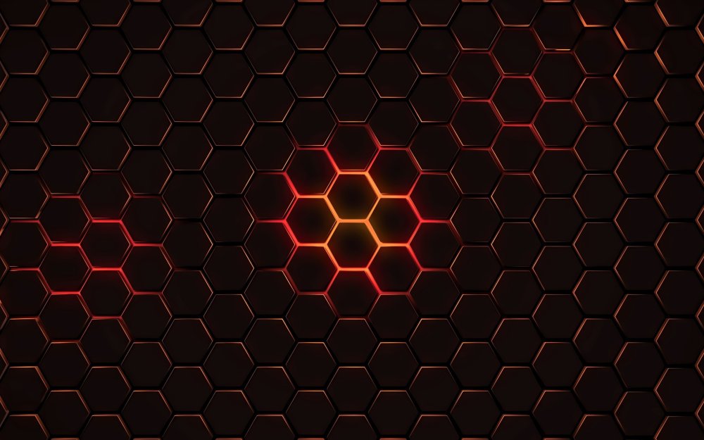 Шестиугольники фон Гексагон