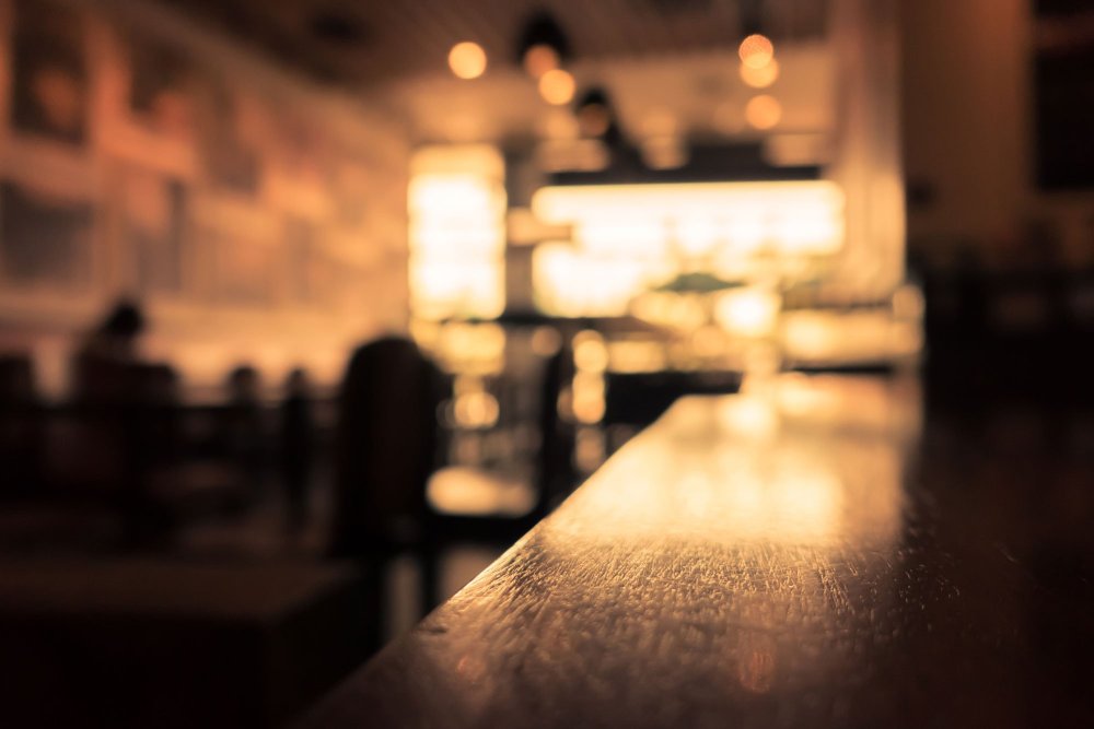 Размытый фон кафе
