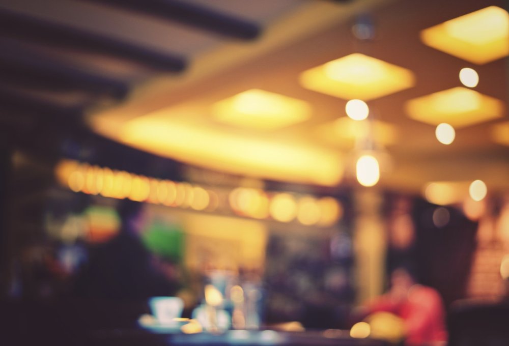 Фон кафе боке
