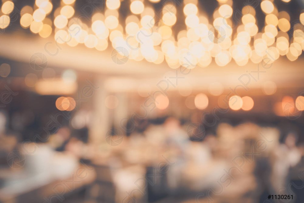 Бар ресторан задний фон размытый