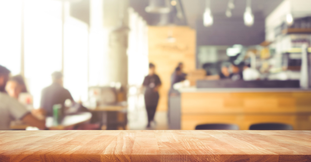 Фон ресторан размытый
