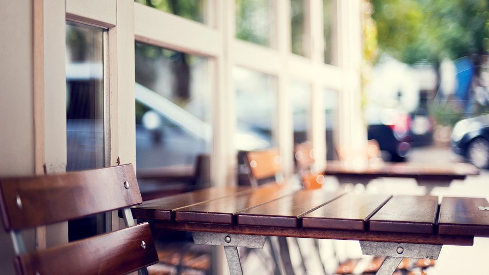 Размытый фон кафе