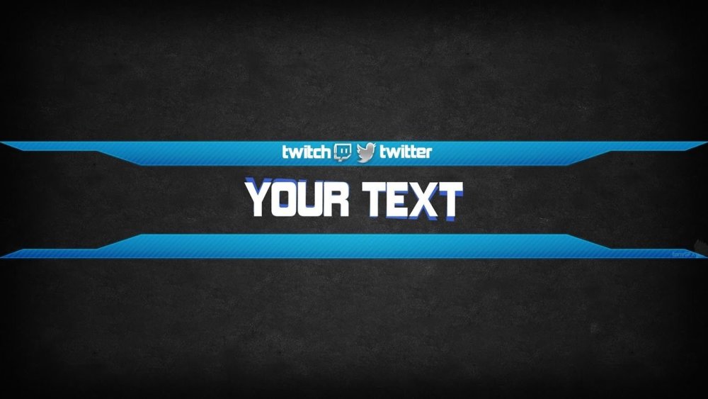 Шапки и баннеры для Твича