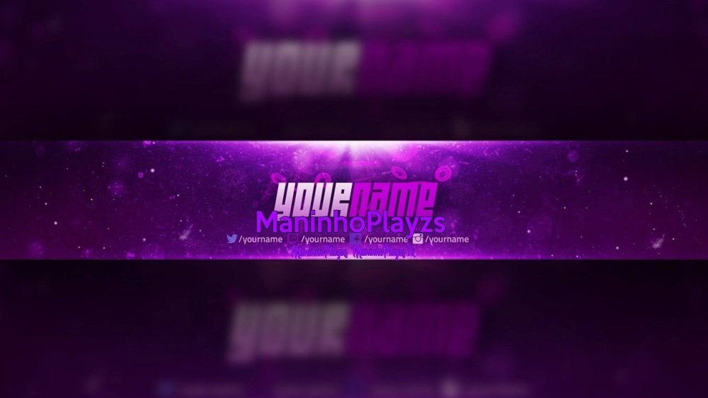 Фиолетовая шапка для ютуба