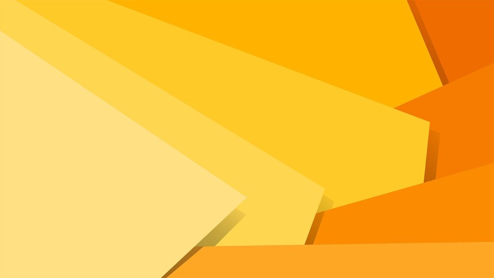 Желтая абстракция