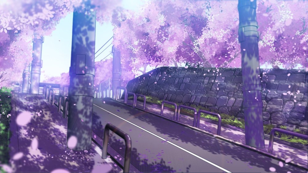 Цветущая Сакура аниме