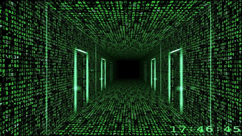 Фон из матрицы