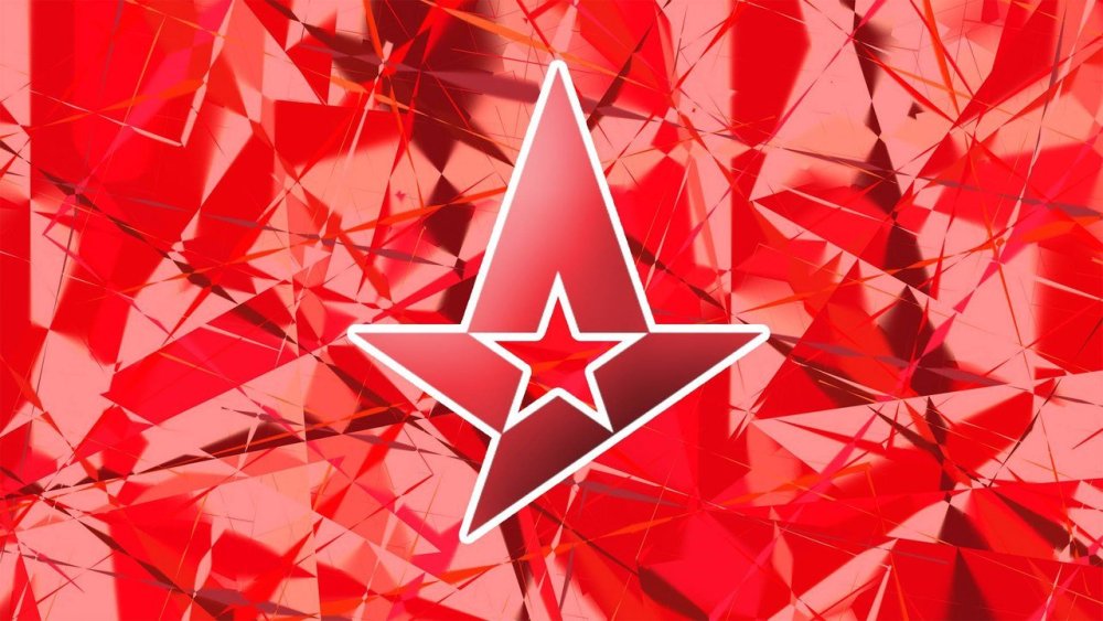 Красный фон с золотыми звездами