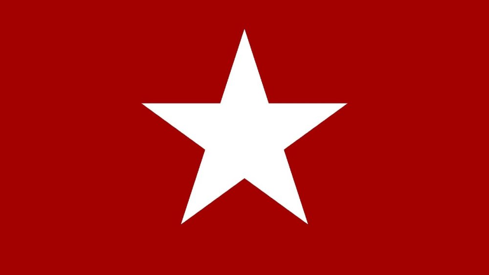 Красный фон со звездами