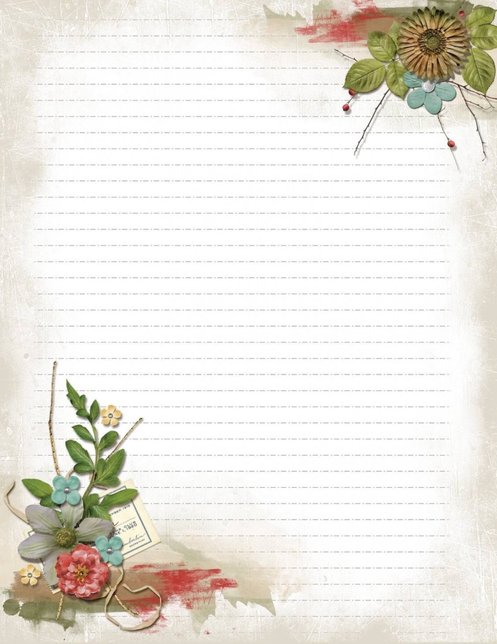 Красивая бумага для письма