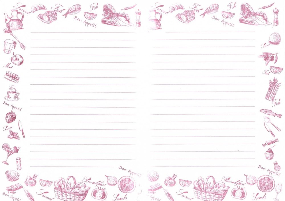 Красивый фон для блокнота