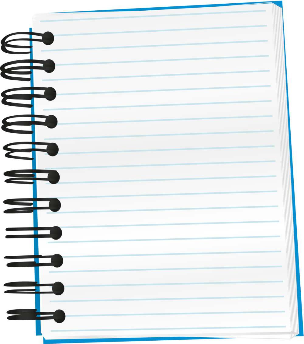 Фон для презентации блокнот