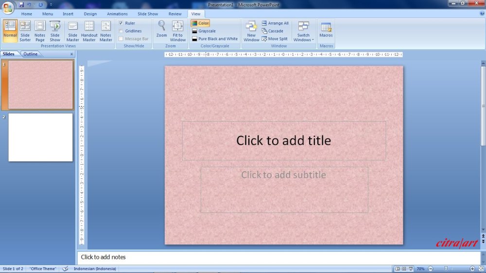 Полупрозрачный фон в повер поинт