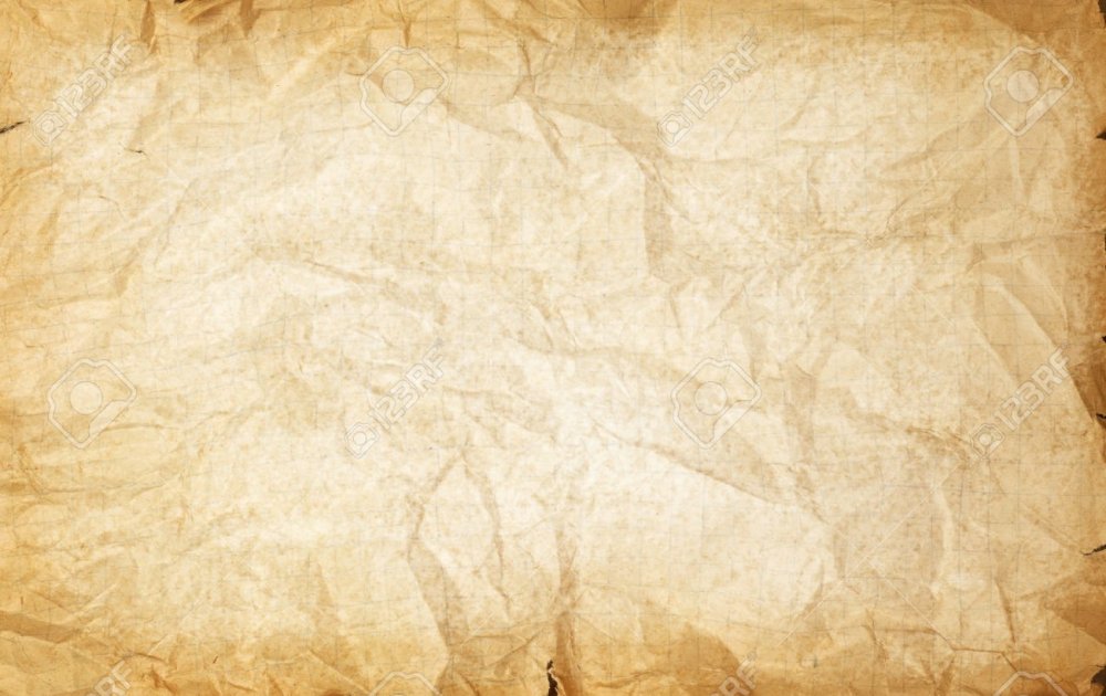 Мятый лист бумаги