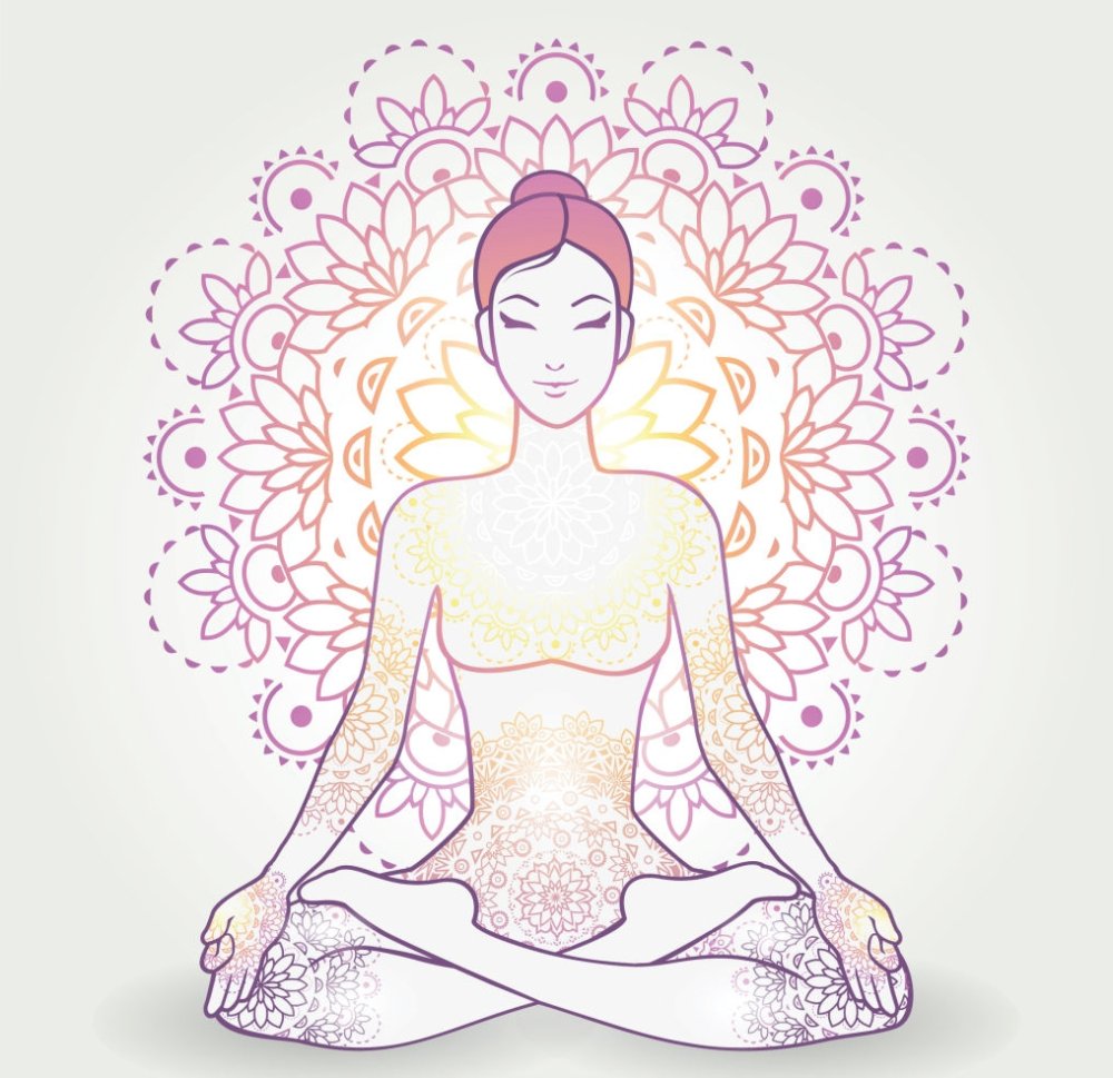 Фон для презентации по йоге