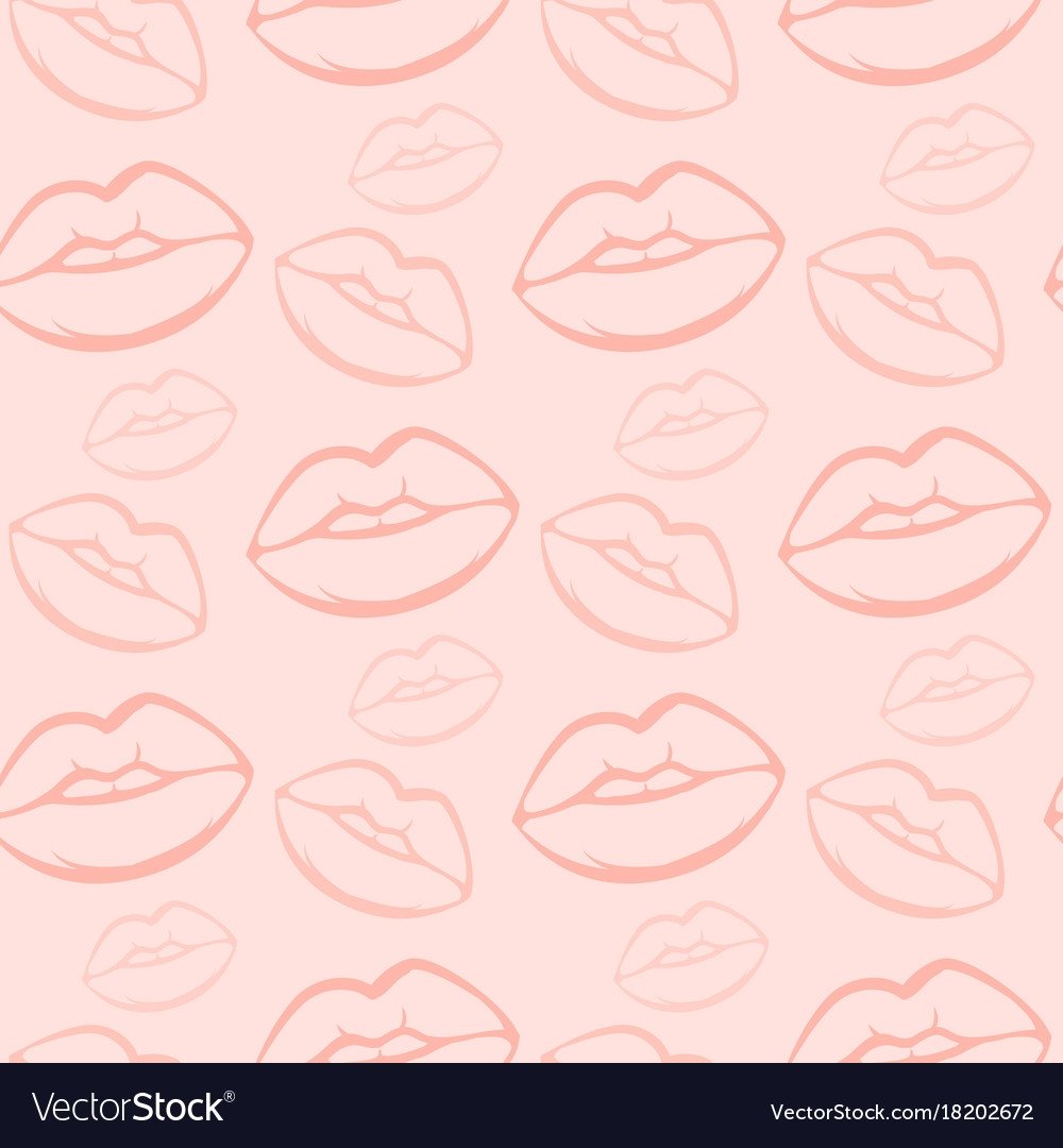 Фон поцелуйчики и сердечки