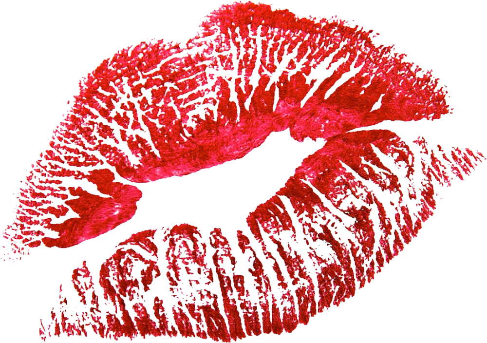 Отпечаток губной помады