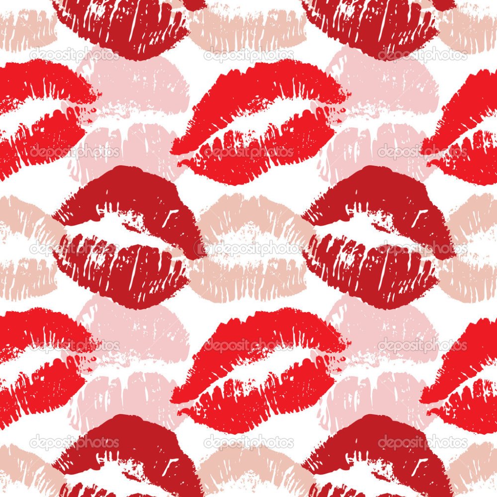 Поцелуй помада