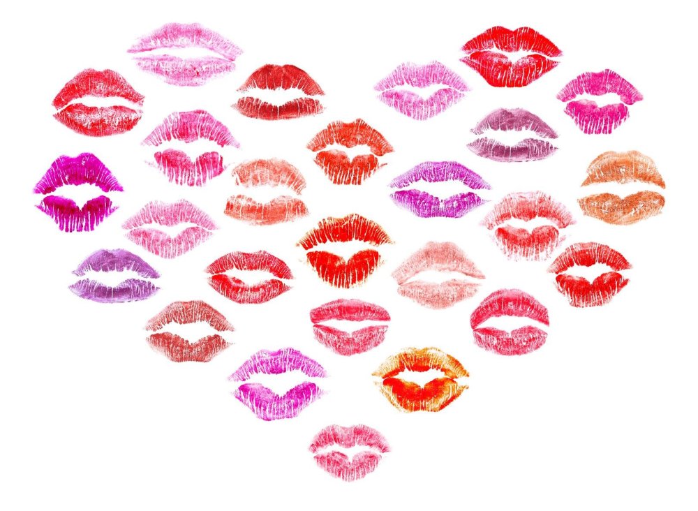 Много поцелуев