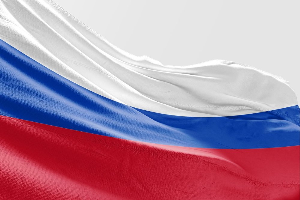 Флаг рф на белом фоне