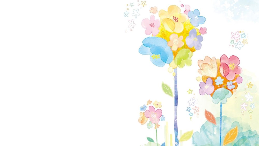 Акварельный фон детский