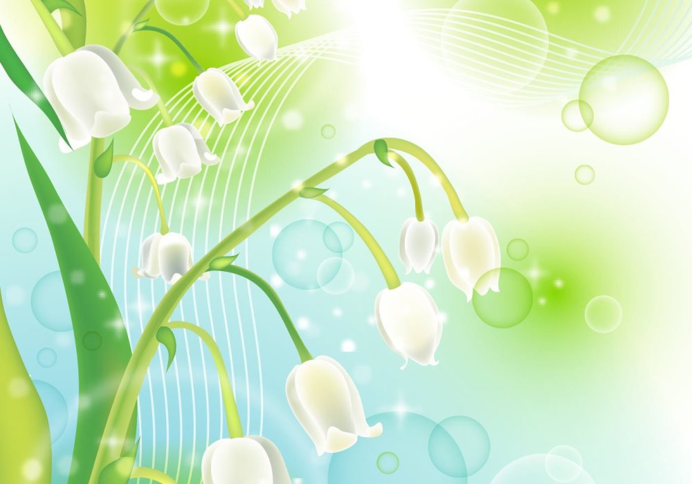 Фон Весна для детей