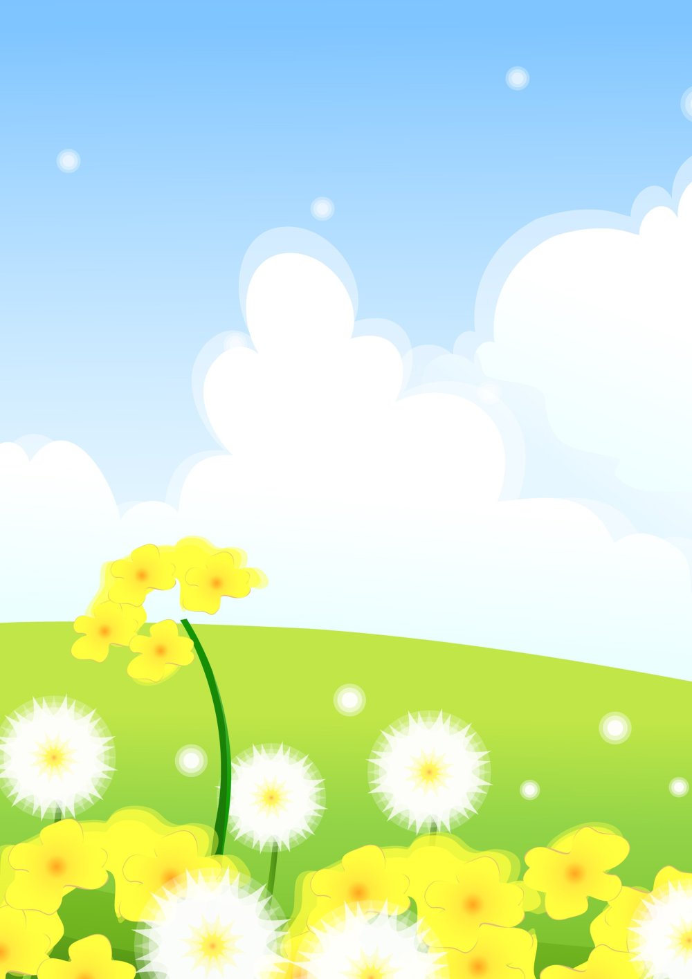 Фон лето детский