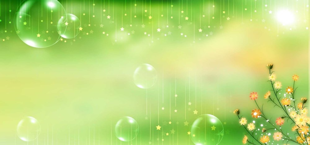 Праздничный светло зеленый фон