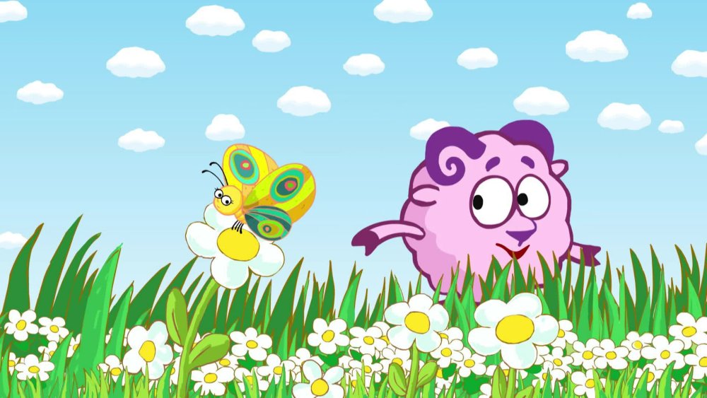 Смешарики Нюша и Ежик