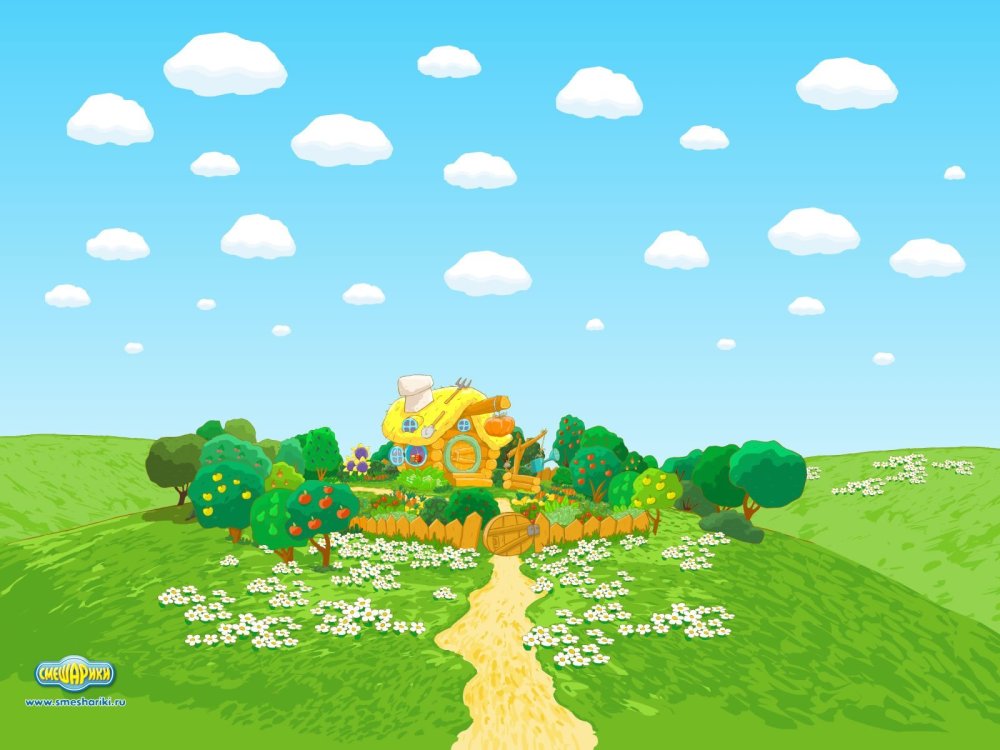 Смешарики фон