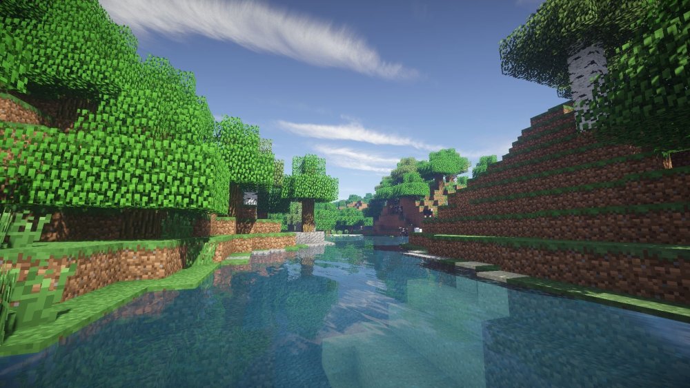 Красивый фон майнкрафт для шапки