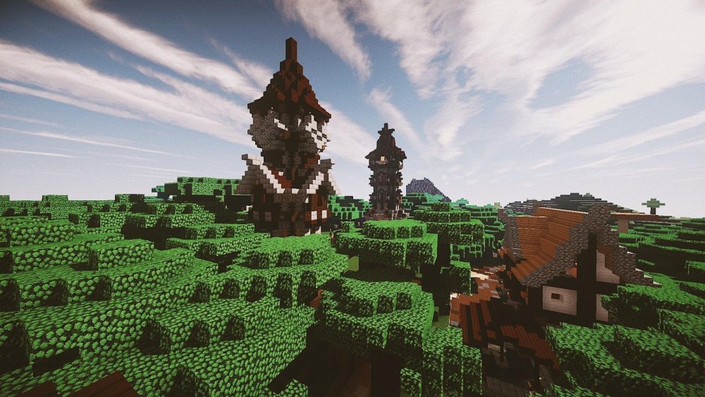 Обои майнкрафт