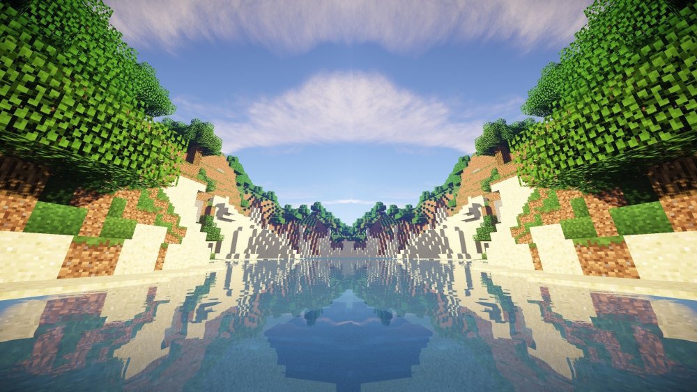 Фон в стиле майнкрафт