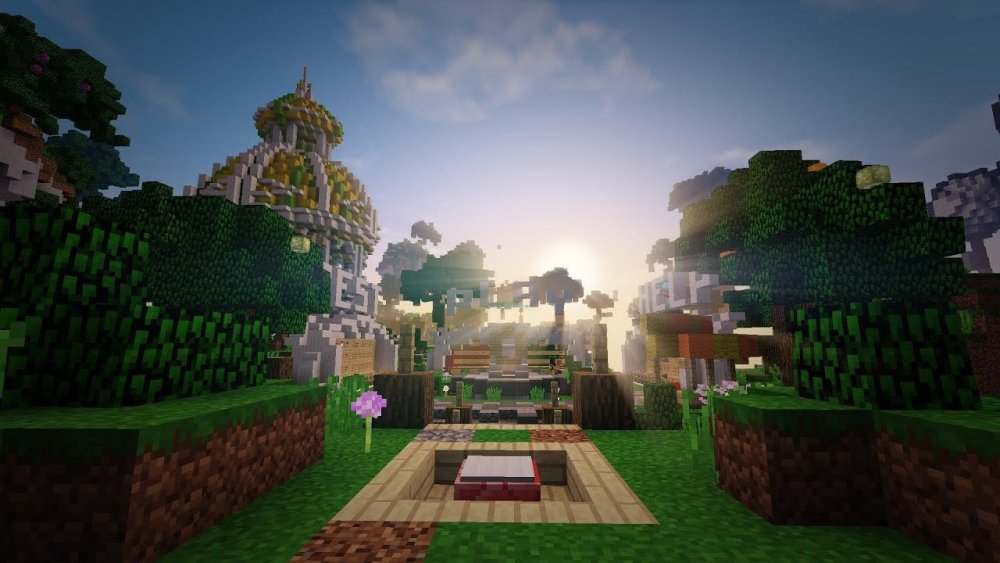 Фон майнкрафт БЕДВАРС