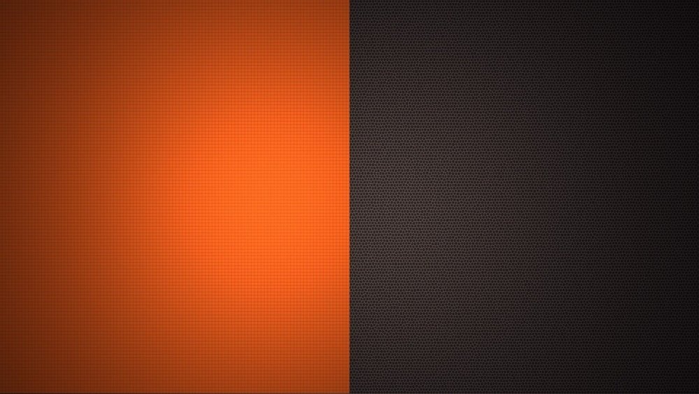 Оранжевые обои однотонные