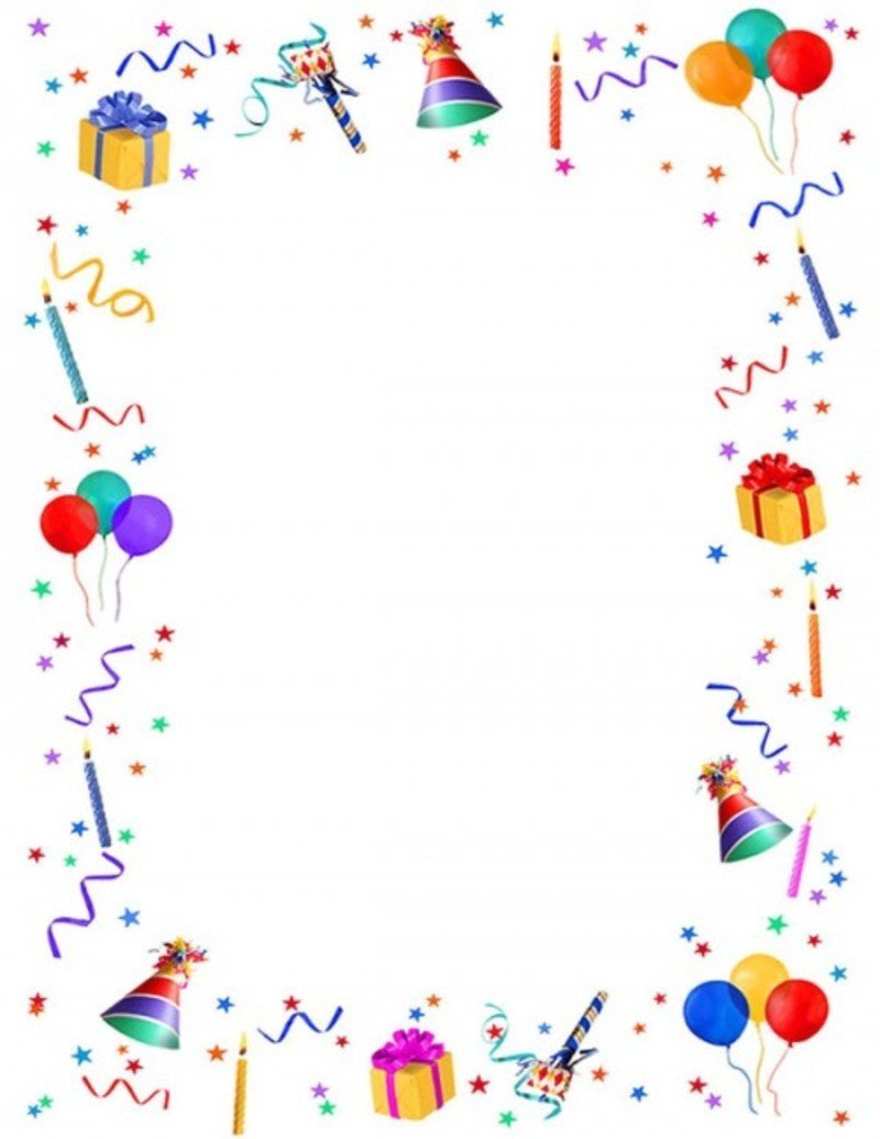 Праздничная рамка для текста