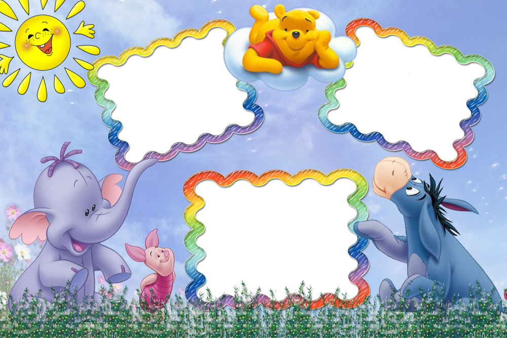 Рамки для фотоколлажа детские