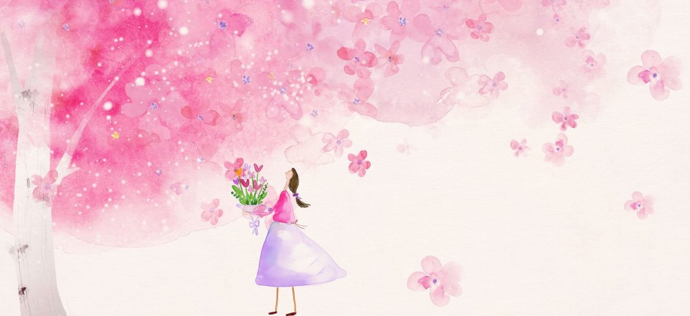 Фон для девочки нежный